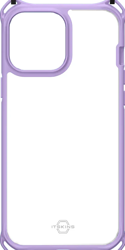 Itskins Hybrid Sling iPhone 13 Pro Cover - Light Purple - Tashqila Itskins Hybrid Sling iPhone 13 Pro Cover - Light Purple - Tashqila